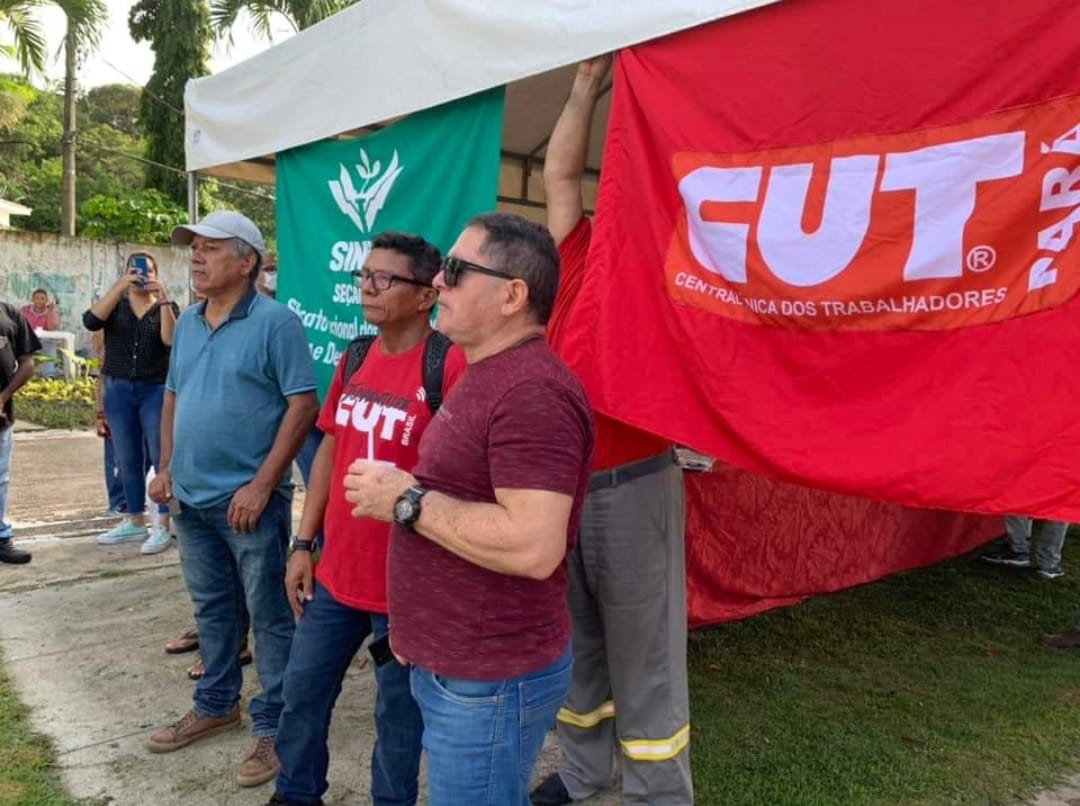 Seção Sindical Pará faz mobilização contra terceirização e a favor do concurso público