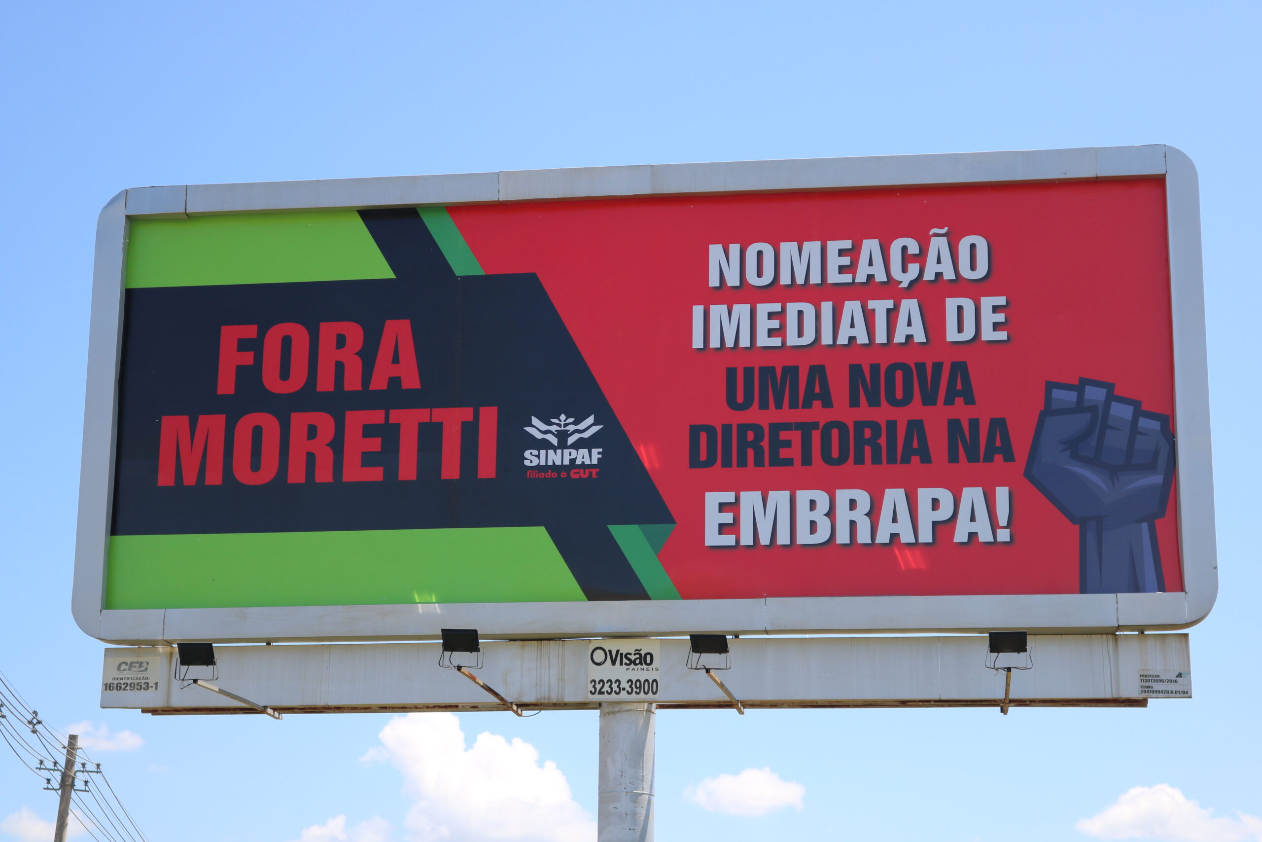 Embrapianos também querem a esperança de volta: Fora Moretti! Fora Consad!