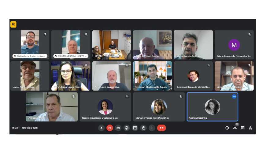 Comissões do SINPAF e da Embrapa reunidas online