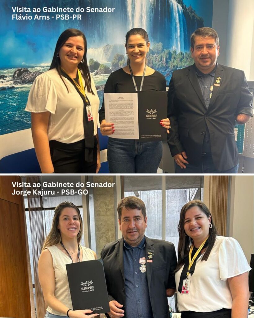 visitas à gabinete de senadores