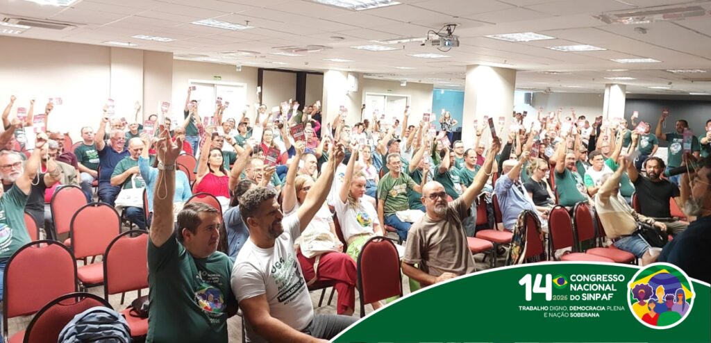 14º Congresso Nacional do SINPAF reúne delegadas(os) de todo o país para debater democracia, soberania e fortalecimento das empresas públicas